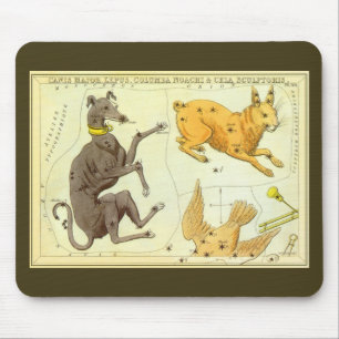 Urania's spegel, antikt astronomiskt kartverk över musmatta