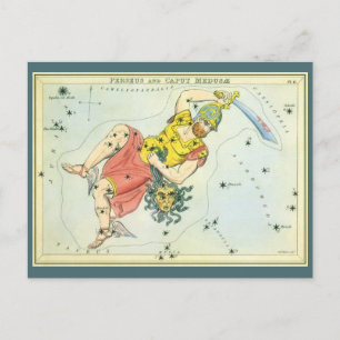 Urania's spegel, antikt astronomiskt kartverk över vykort