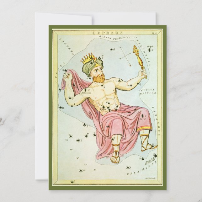 Urania's spegel, gammalt astronomi himlakarta (Framsida)