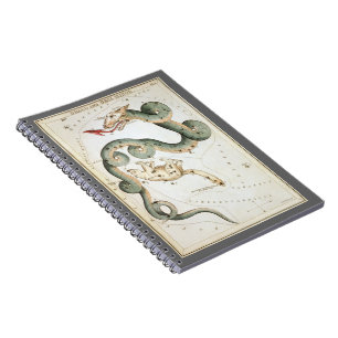 Uranias Spegel, Vintage astronomi Celestial Karta Anteckningsbok