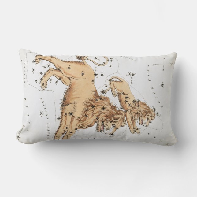 Uranias Spegel, Vintage Leo Constellation Lumbarkudde (Framsida)