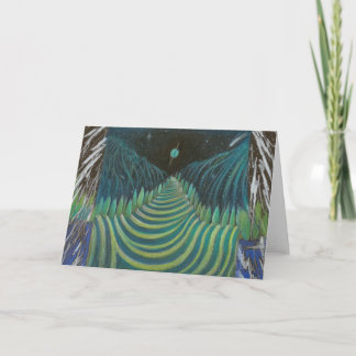 "Uraniskt vägs hälsningskort" Kort