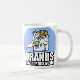 Uranus är ute ur denna värld kaffemugg