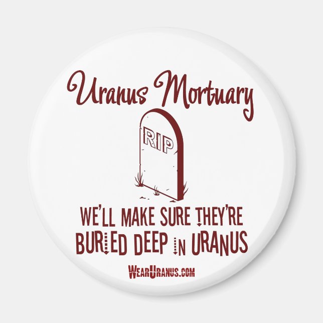 Uranus Mortuary Magnet (Framsidan)