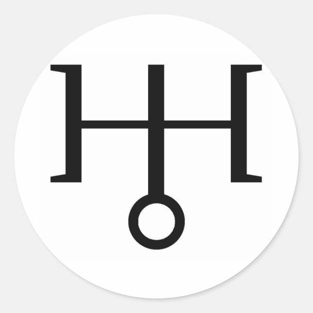 URANUS RUNT KLISTERMÄRKE (Framsida)