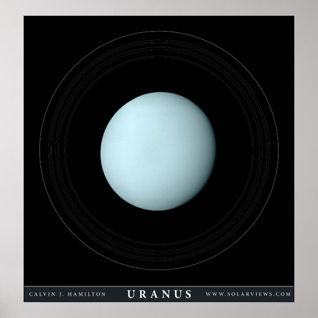 Uranus the Planet Poster (Framsidan)