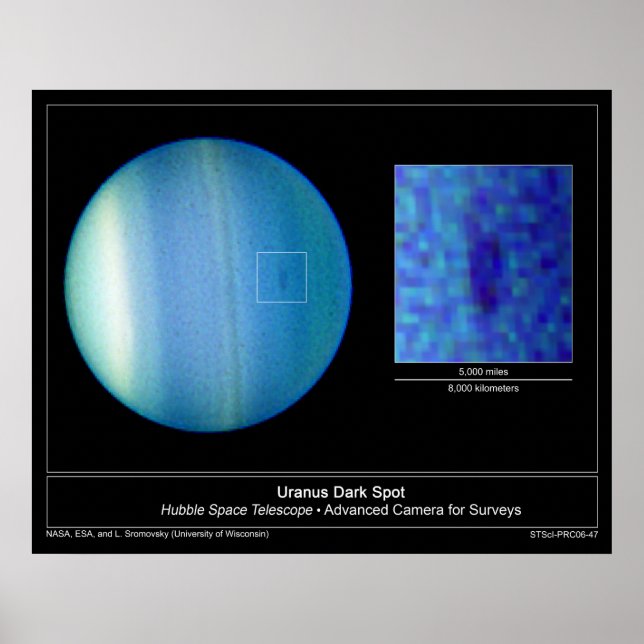 UranusDarkSpot-2006-47 Poster (Framsidan)