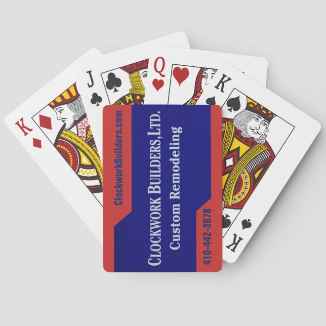 Urarbetare Spel Kort (Baksidan)