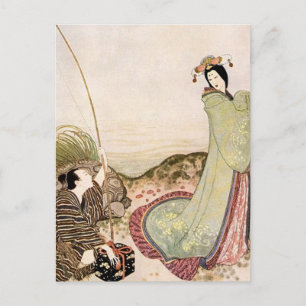 “Urashima Taro” av Edmund Dulac Vykort