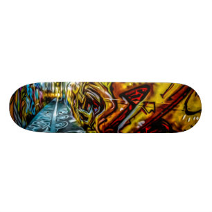 Urba Graffiti Wall Art Mini Skateboard Bräda 18,7 Cm