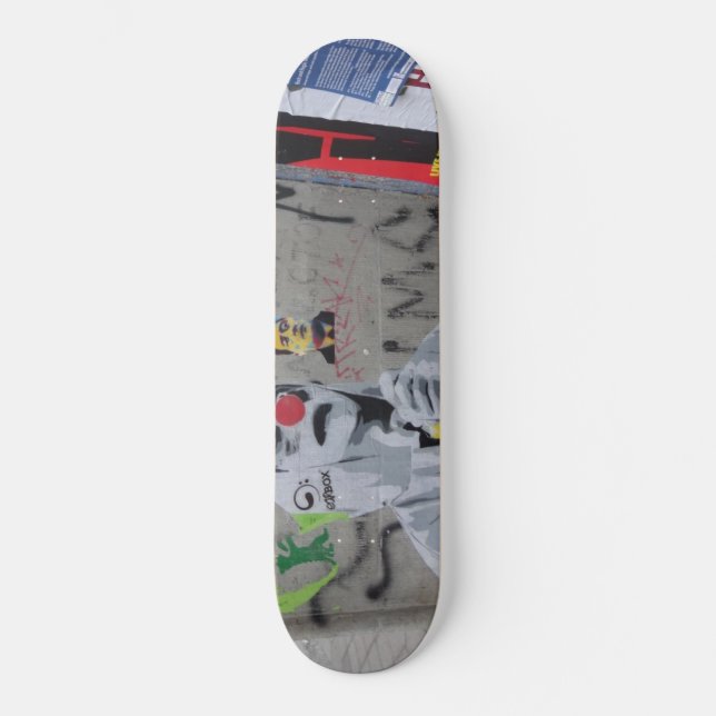 Urba Graffiti Wall Art Skateboard Bräda 19,5 Cm (Framsida)