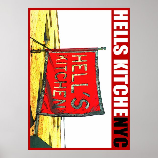 Urban59 ArtWorks Studio Hells Kitchen NYC Poster (Framsidan)
