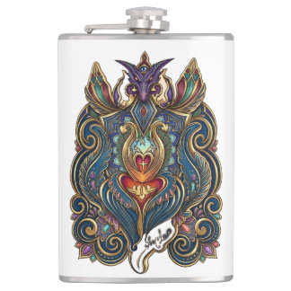 Urban 3D Mythic Soul Vinyl Wrapped Flask Fickplunta