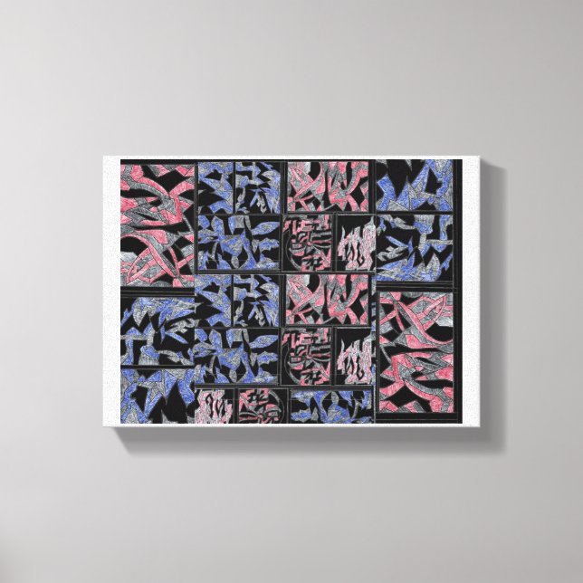 Urban Abstrakt Harmoni Canvas (Framsida)