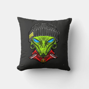Urban Alien Grafisk T-Shirt Kudde