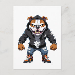 Urban Alpha Bulldog � Gatumaskot Vykort