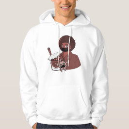 Urban Anime Stil & Fryst godsak – Svart Mask Kawa Hoodie