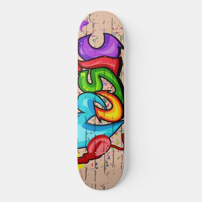 Urban Art 10. Mini Skateboard Bräda 18,5 Cm (Framsida)