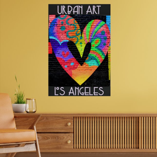 Urban Art, Los Angeles, Poster (Vardagsrum 2)