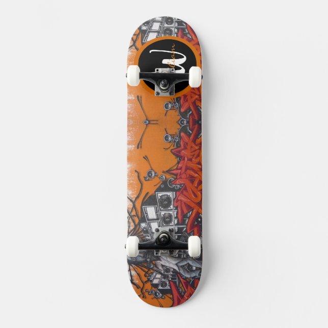 Urban Art Mini Skateboard Bräda 18,5 Cm (Framsida)
