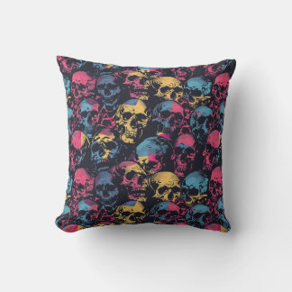 Urban Art Skull Pillow Design, Cojín B49 Kudde