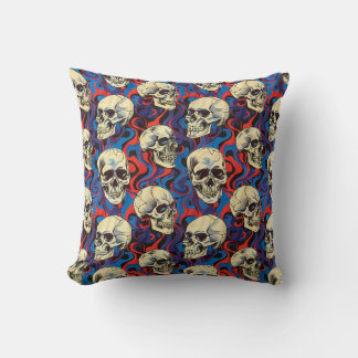 Urban Art Skull Pillow Design, Cojín B54 Kudde