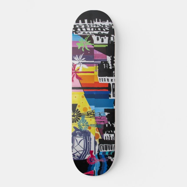 Urban artikel 18. mini skateboard bräda 18,5 cm (Framsida)