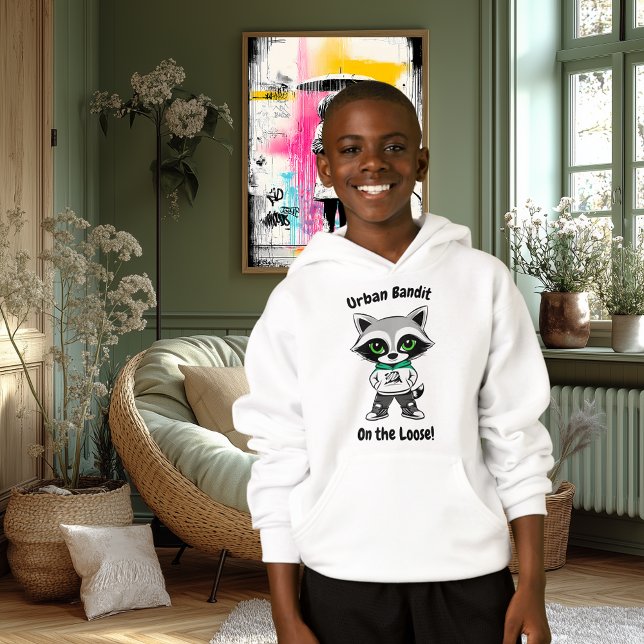 Urban Bandit Hoodie - Streetzard Raccoon T Shirt (Skapare uppladdad)