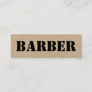 Urban Barber Mini Visitkort