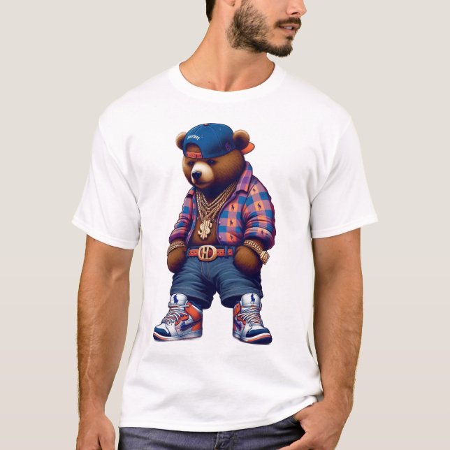 Urban bear #001 t shirt (Framsida)