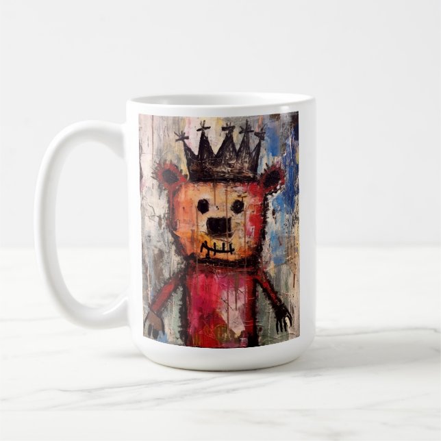 Urban Bear King GRAFFITI Kaffemugg (Vänster)