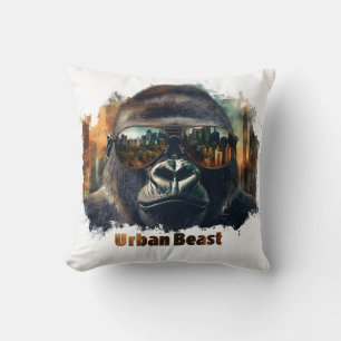 Urban Beast Gorilla med Sunglasses Kudde