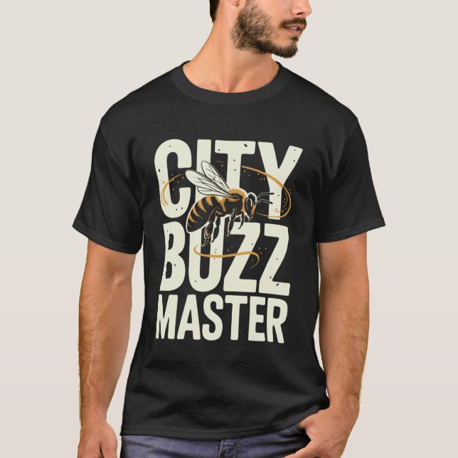 Urban Beekeeper City Beekeeping T Shirt (Framsida)