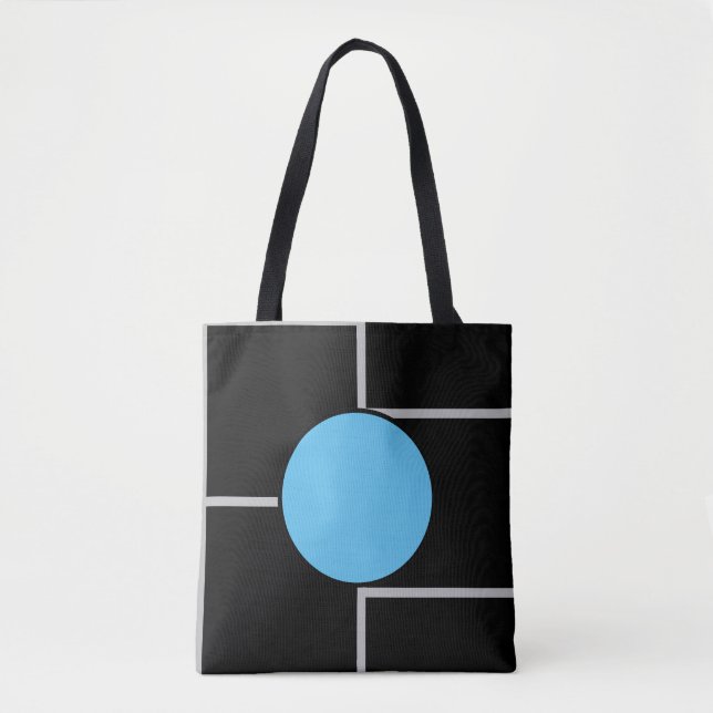 Urban Black and white color Tote Tygkasse (Framsida)
