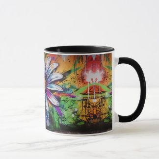 Urban Blooms - Graffiti & Blommigt Fusion Mugg