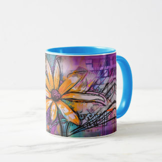Urban Blooms Graffiti Mugg - Afrikansk Daisy