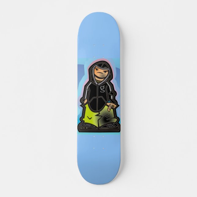 Urban Boy Skateboard Bräda 20,5 Cm (Framsida)