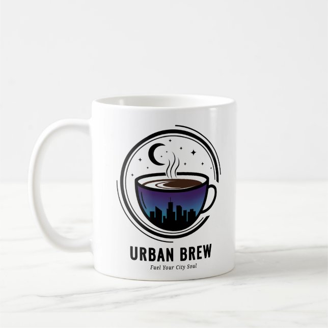 Urban Brew City Skyline Kaffe Kaffemugg (Vänster)