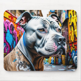 Urban Brindle Pitbull City Graffiti Street Art Musmatta