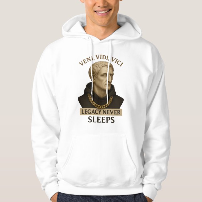 URBAN CAESAR – Legacy sover aldrig Hoodie (Framsida)