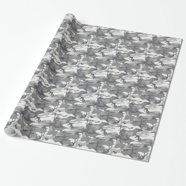 Urban Camo Masculine Presentpapper (Utrullad)