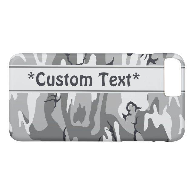 Urban Camo w/ Anpassningsbar Text Case-Mate iPhone Skal (Baksida (horisontal))