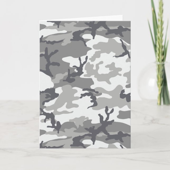 Urban Camouflage Card Kort (Framsida)