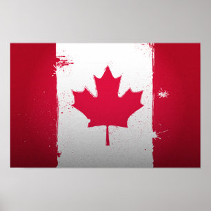 Urban Canada Flagga Poster