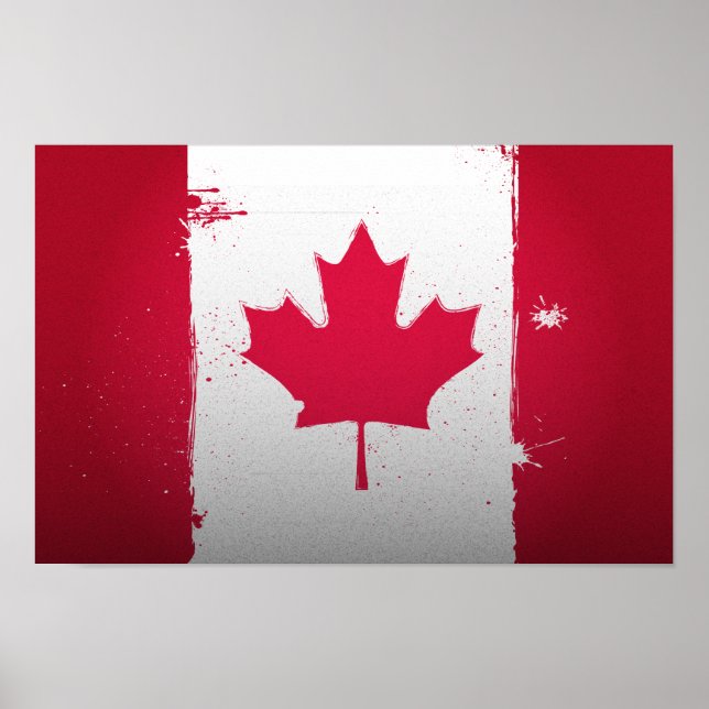 Urban Canada Flagga Poster (Framsidan)