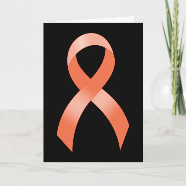 Urban Cancerpeach Ribbon Tack Kort (Framsida)