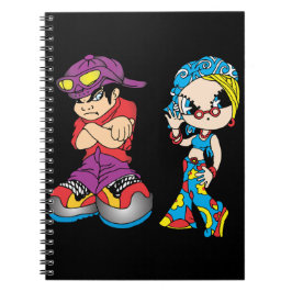 Urban Cartoon Duo Tee Anteckningsbok