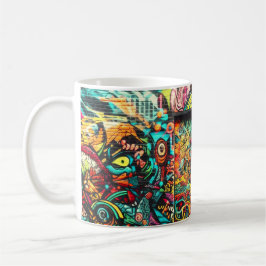 Urban Chaos-mugg – Livfull gatuartistik energi Kaffemugg