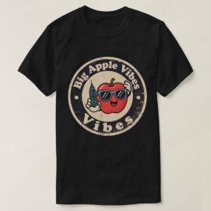 Urban Charm_ New York Apple Vintage Stil T Shirt