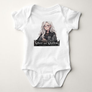 Urban Chic Rebel Silver och Shadows Anime Tjej Bab T Shirt